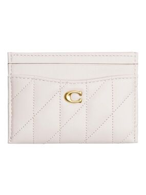 Coach Essential Card Case in Chalk White - New